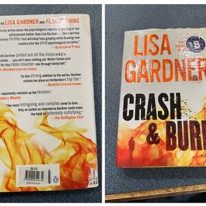 Lisa Gardner 'Crash & Burn' Hardcover Book
